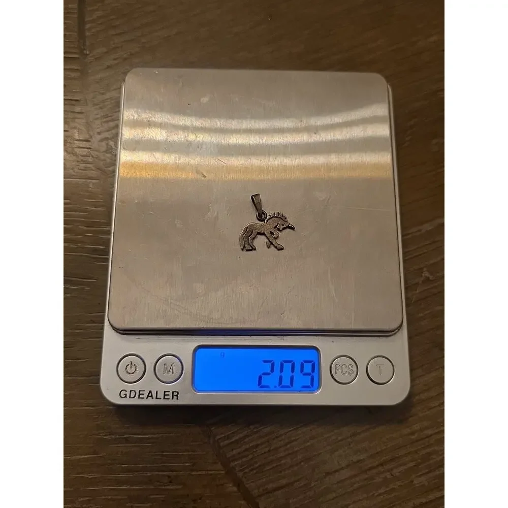 Sterling Silver Unicorn Pendant Charm‎ Vintage Fantasy Mythical - Picture 9 of 16